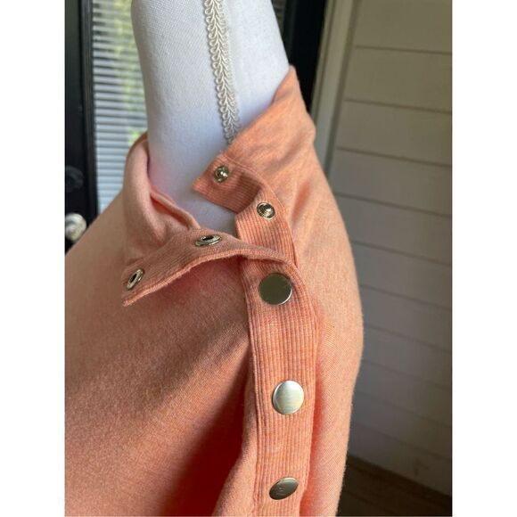 Soft Surroundings Tunic Top Women’s S. Peach/ Pastel Long Sleeve Relaxed Fit - Picture 6 of 10